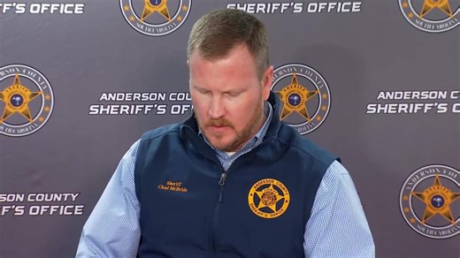 WATCH LIVE: Anderson County Sheriff's Office holds a press conference highlighting a recent arrest of an almost 25- year-old cold case. https://www.wspa.com/news/local-news/arrest-made-in-2001-anderson-co-cold-case-killing/ | WSPA 7News