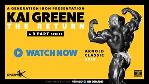 Kai Greene: The Return