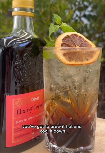 Easy Tea Cocktail Recipe with Dilmah Elixir Giveaway
