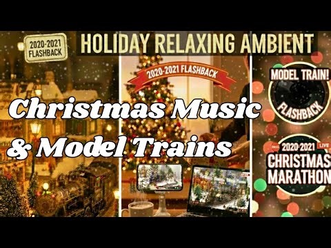 Live Model Railroad Operation with Christmas Music #toytrain #modeltrains #christmasmusic