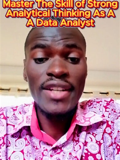 Being a data analyst isn't just about knowing Excel, SQL, or Power BI. he most valuable skill is strong analytical thinking ,the ability to ask the right questions, identify patterns, and turn raw data into meaningful insights that drive decisions. Think critically. Analyze deeply. Create impact. #DataAnalytics #DataAnalyst #AnalyticalThinking #DataCommunity #CareerGrowth #ProblemSolving #PowerBI #SQL #Excel #LearnData