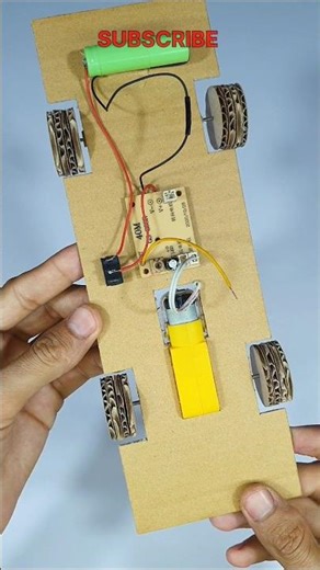 DIY remote control chassis from cardboard #bus #truck #chassis #short