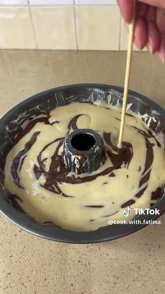 Zebra Cake Recipe with Chocolate Twist