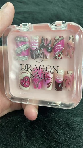 Early 2000s Chic Press On Nails #trending #nails #handmade