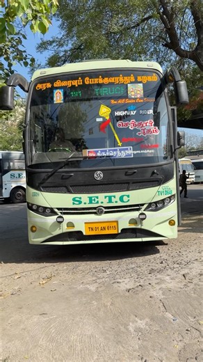 ❤️SETC Senthur Ratham NSS❤️ Tiruchendur to Tiruttani ❤️ #bus #travel #setc #viral #trending