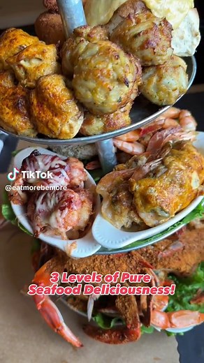 @Costas Inn - Introducing the Crab Tower at Costas Inn! *MUST ORDER AHEAD* It’s 3 levels of pure seafood deliciousness - including Costas world famous crabs! Our faves - Crab Balls, Crab Dip, and the Jalapeño Crab Poppers! But they don’t stop there - every tower comes with 1 pound of Steamed Shrimp, 6 BBQ shrimp, and 3 Crab Imperial Stuffed Shrimp! PLUS you get: 6 Steamed Crabs, 2 Soft Shell Crabs, Oysters Rockefeller, and their savory Crab Stuffed Mushroom Caps! Just be sure to order ahead! If 