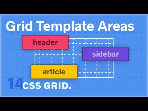 CSS GRID: Grid Template Areas — 14 of 25