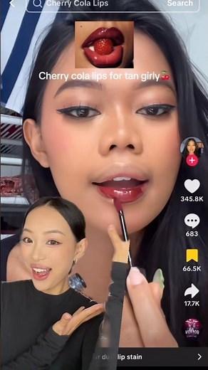 Thai viral transfer proof lip stain try-on🤩#lipstain #liptint #asianmakeup #makeuplover #beautytips