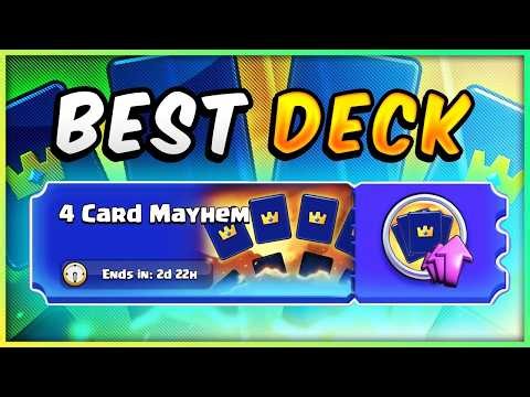 I made the BEST 4 CARD MAYHEM DECK!