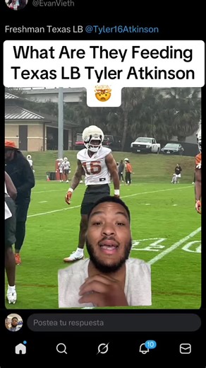 This freshman linebacker looks like he can start in the NFL right now #collegefootball #texas #hookemhorns🤘 #austin #fypシ