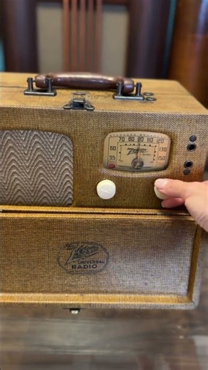 1940 Zenith 5-G-401 Universal Portable Tube Radio – Working Vintage Wavemagnet Radio - Antique Radio