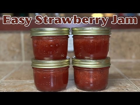 Water Bath Canned Strawberry Jam: Beginner Friendly, Shelf Stable