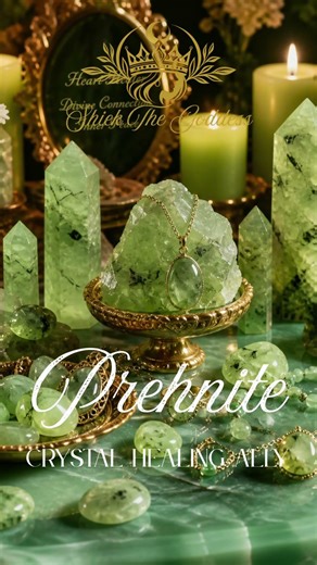 Prehnite: The Crystal Ally of Peaceful Receiving & Heart-Led Restoration