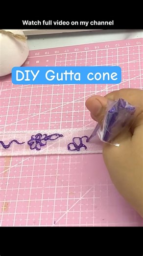 How to make gutta cone at home😳✨| homemade gutta cone | gutta cone making at home