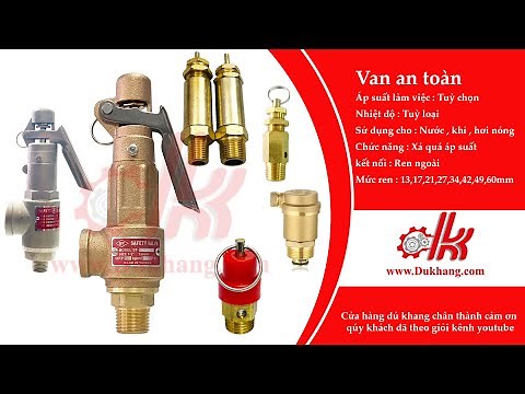 🌏Van an toàn - khí nén - nước - hơi nóng ( cách chĩnh )