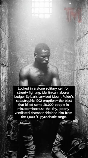 The Prisoner Who Outlived a Volcano: Ludger Sylbaris #MountPelee #LudgerSylbaris #SurvivalStories | TerrifyingMyths