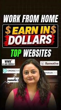 WORK FROM HOME | TOP WEBSITES FOR REMOTE JOBS | EARN IN DOLLARS