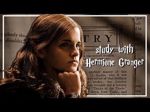 study with hermione granger//aesthetic lofi music with pomodoro timer