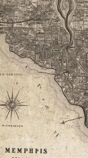 The Old Map Of Memphis Tennosio Spanish For Tennessee‼️ We Know The Truth Now‼️ #memphis #fyp #foryoupage #viral #history
