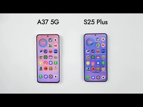 Samsung S25 Plus vs Samsung A37 5G - Speed Test!