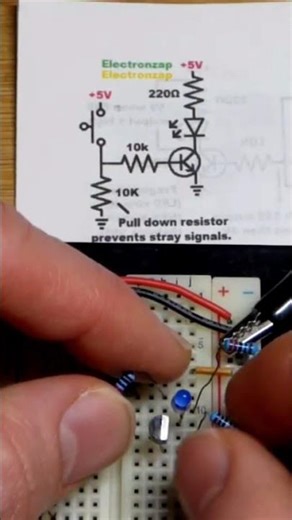 Why Pull Down Resistor For NPN BJT Switch Circuit Might Be Needed #schematics #circuitdesign #diy