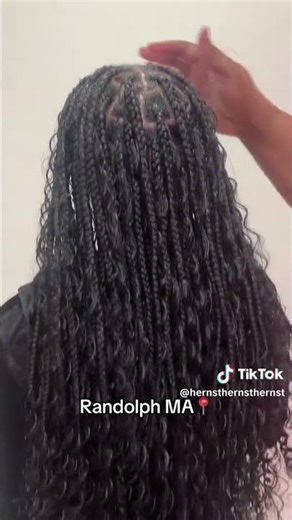 Bohemian box braids