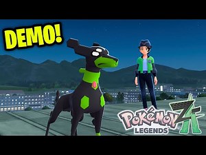 NEW Pokémon Legends Z-A DEMO GAMEPLAY...