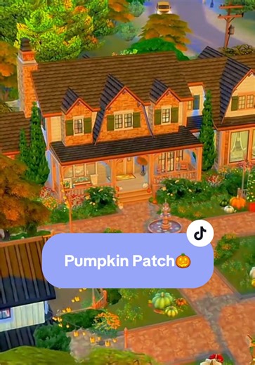 Explore a Cozy Pumpkin Patch in The Sims 4
