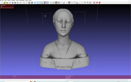 meshlab软件导入导出模型