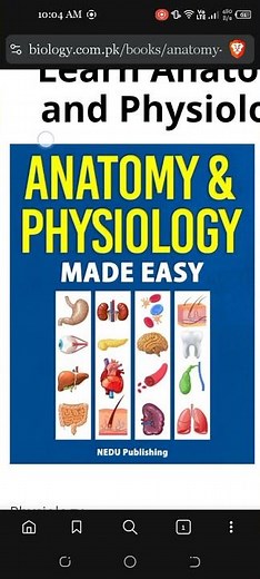 Anatomy & Physiology Made Easy: An Illustrated Study Guide free PDF Download