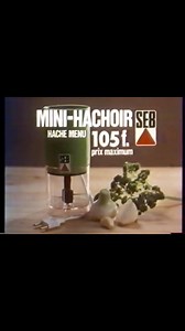 72K views · 1.5K reactions | Pour la préparation du repas du soir, pensez au mini-hachoir SEB (1985) #follower #80s #television #Seb #cuisinemaison | Retrostalgie | Facebook