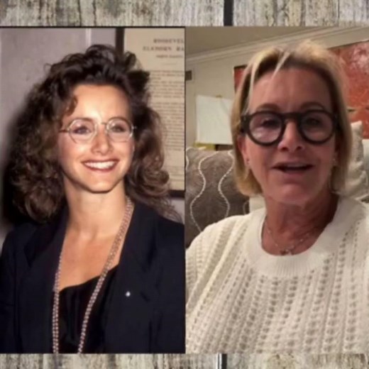 Young Andrea Zuckerman meets her older self Gabrielle Carteris #BeverlyHills90210 #90s #TV