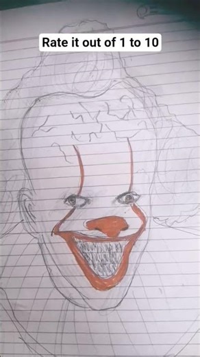 Pennywise drawing #drawing #it #art
