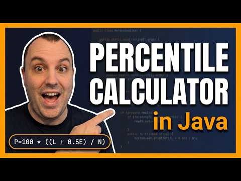 Build a Percentile Calculator in Java 25 — Code the Formula From Math Class
