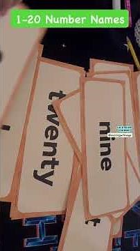 Reviewing number words 1–20 🔢 Abeka Arithmetic Concept Cards | 1st Grade Parent-Led Homeschool 💛