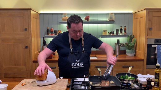 Watch our brand ambassador Neven Maguire cook this delicious Striploin Steak with Italian Grilled Pepper Butter using our Award Winning 28 Day Matured Irish Angus Striploin Steak - a perfect option for dinner this Valentine’s Day. Shop the Simply Better Collection in your local Dunnes Stores. | Simply Better at Dunnes Stores