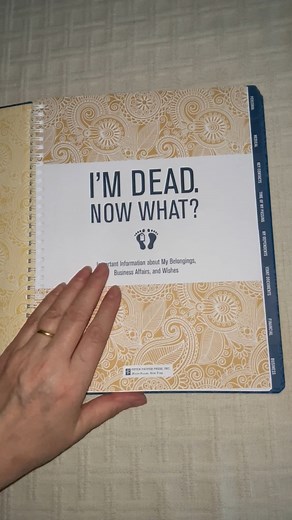 Watch I'm Dead Now What Planner!  on Amazon Live