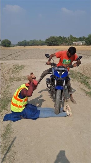 The car ran over the boy's feet and took him away.