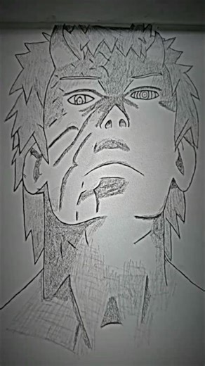 draw in Obito uchiha pencil #anime #drawing