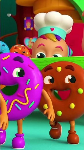 أغنية ألوان الدونات #shorts #reels #cartoon #learning #donutscolorsong