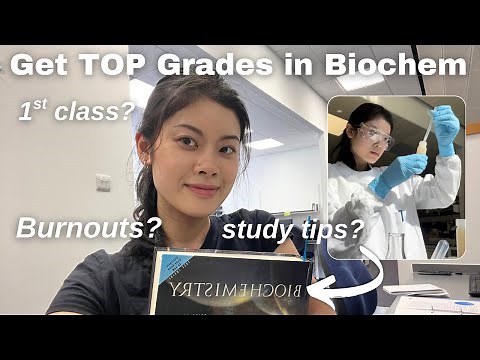 How to get TOP grades in Biochemistry (or STEM subjects) | uni vlog, exams, student, science labs