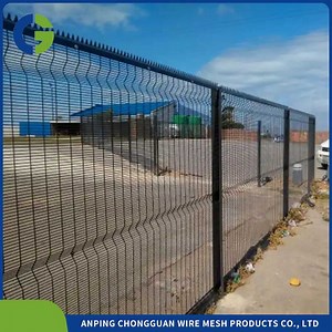 [Hot Item] High Security South Africa Powder Coated Clear View 358 Safety Fence Wire Mesh Anti Climb Fence