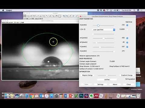 SP19 How to measure Contact Angle with Image J