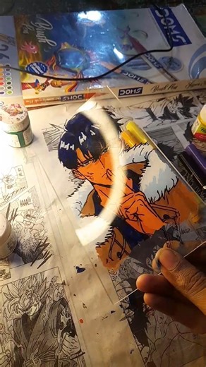 The Shadow Monarch Awakens... Drawing Sung Jin-Woo! ✍️🔥 #shorts