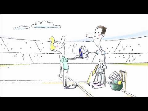 Red Bull Cartoon Ad TVC
