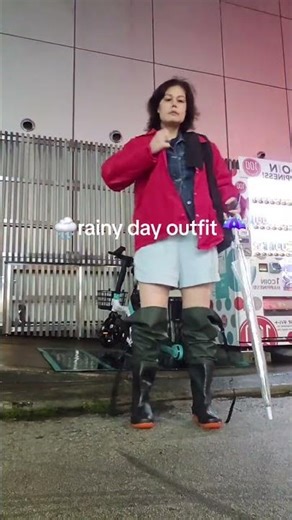 足元だけは完全防水の雨の日コーデ | 骨格ストレート #ootd