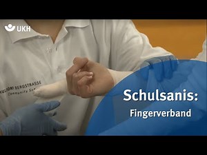 Schulsanis - Fingerverband