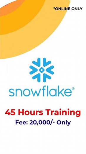 Snow Flake, Python Online Software Trainings - 9246663966 #tech #training #python #snowflake