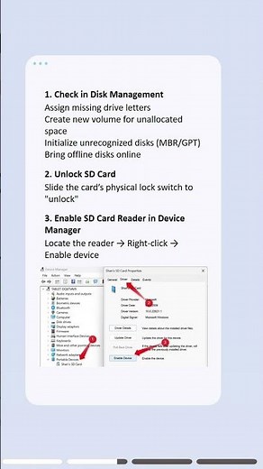Fix SD Card Reader Not Working on Windows 10/11 | Step-by-Step Solutions #sdcard #fix