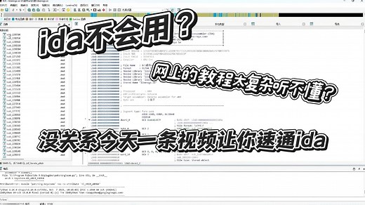 ida入门使用教学